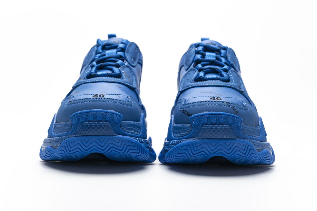 Balenciaga Triple S Letter Blue 536737 W06E2 0848