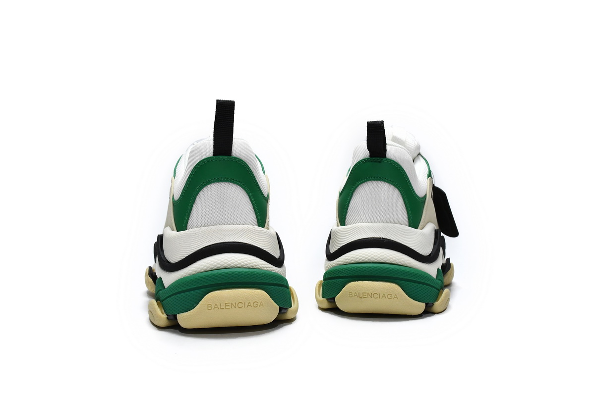 Balenciaga Triple S White Green 536737 W09O1 9090