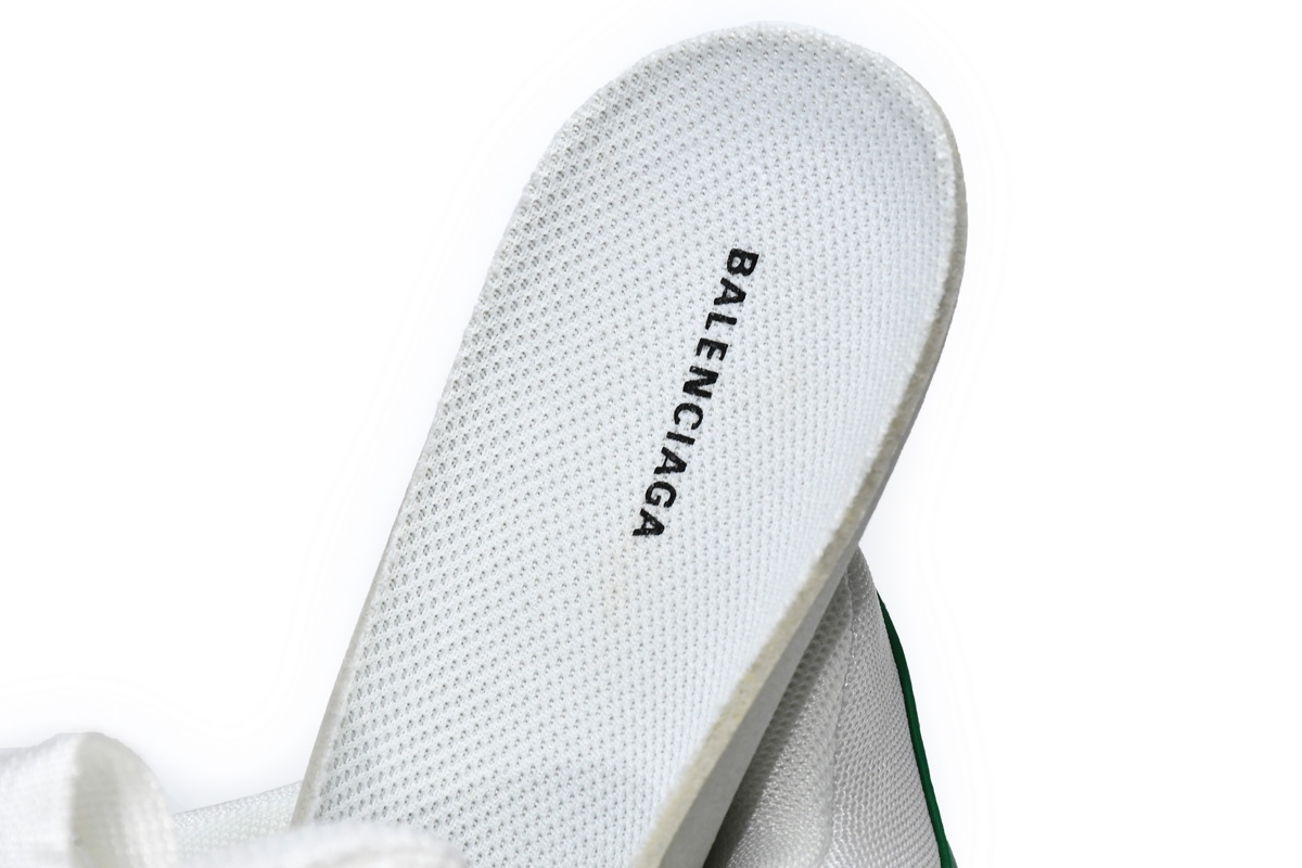 Balenciaga Triple S White Green 536737 W09O1 9090