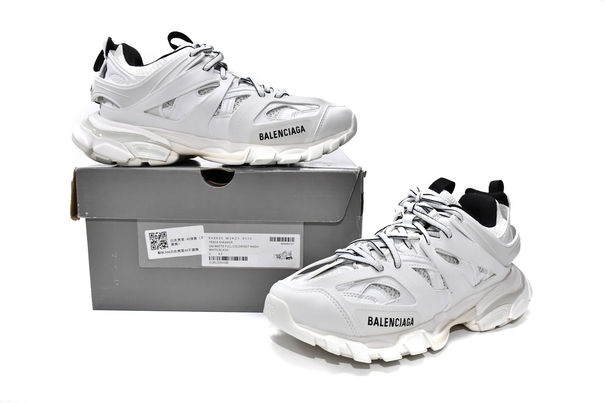 Balenciaga Track Led White Black 542023 W3AC1 9010