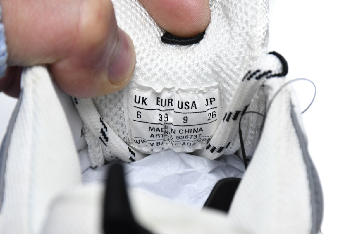 Balenciaga Triple S White Grey 536737 W09O1 9089