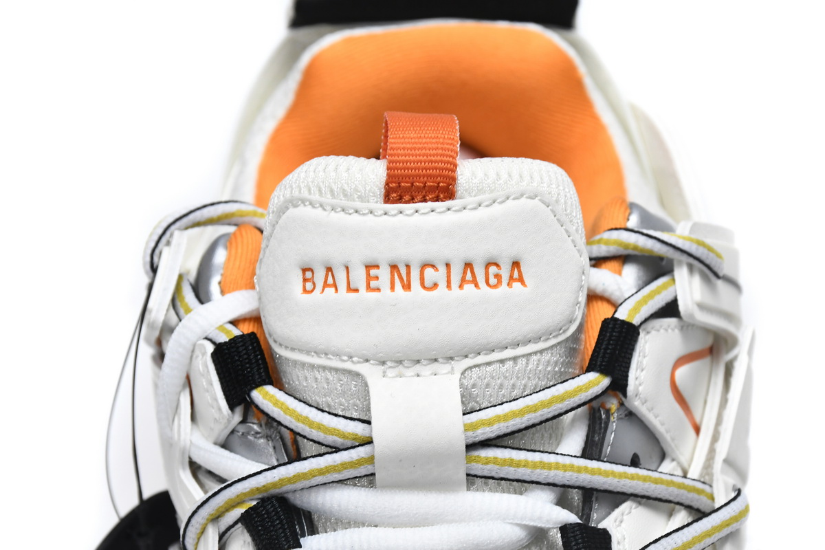 Balenciaga Track White Orange Black 542436 W1GB1 9059