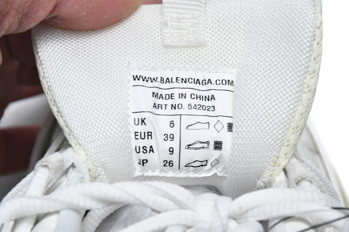Balenciaga Track Luminous White  542023 W3CR1 9000