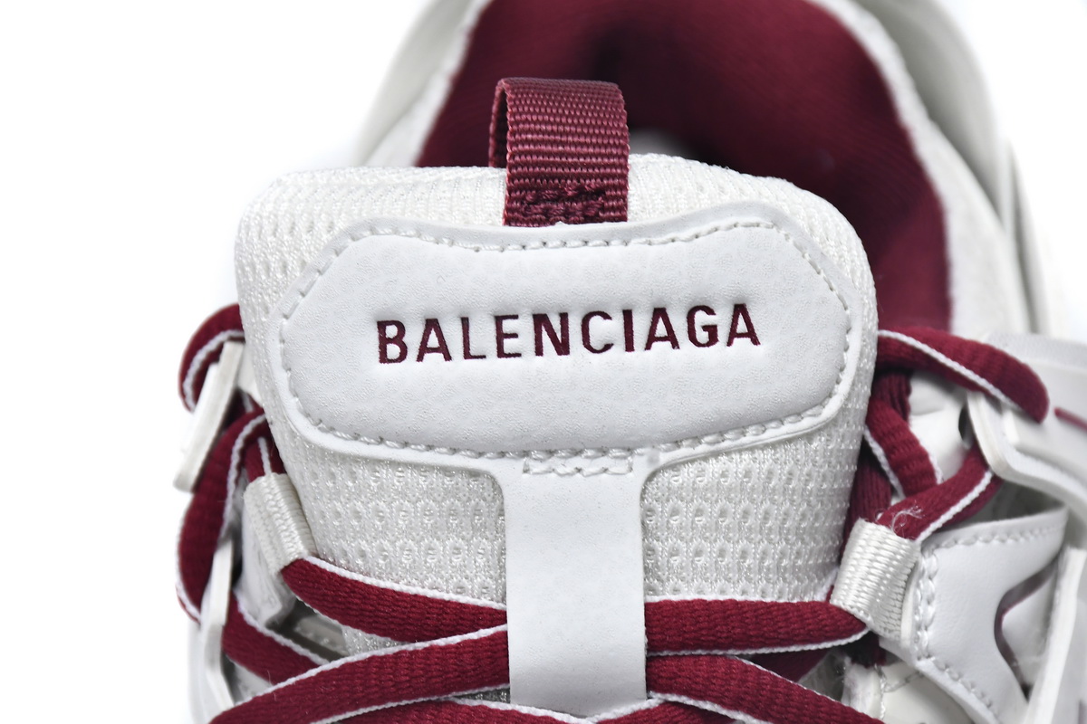 Balenciaga Track White Claret Red 542436 W1JH 1915