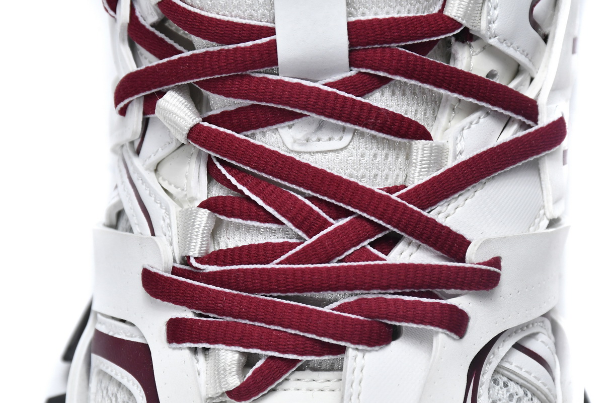 Balenciaga Track White Claret Red 542436 W1JH 1915