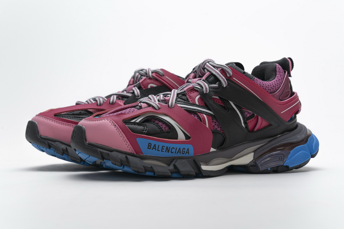 Balenciaga Track Black Purplish Red 542436 W1GB7 5482