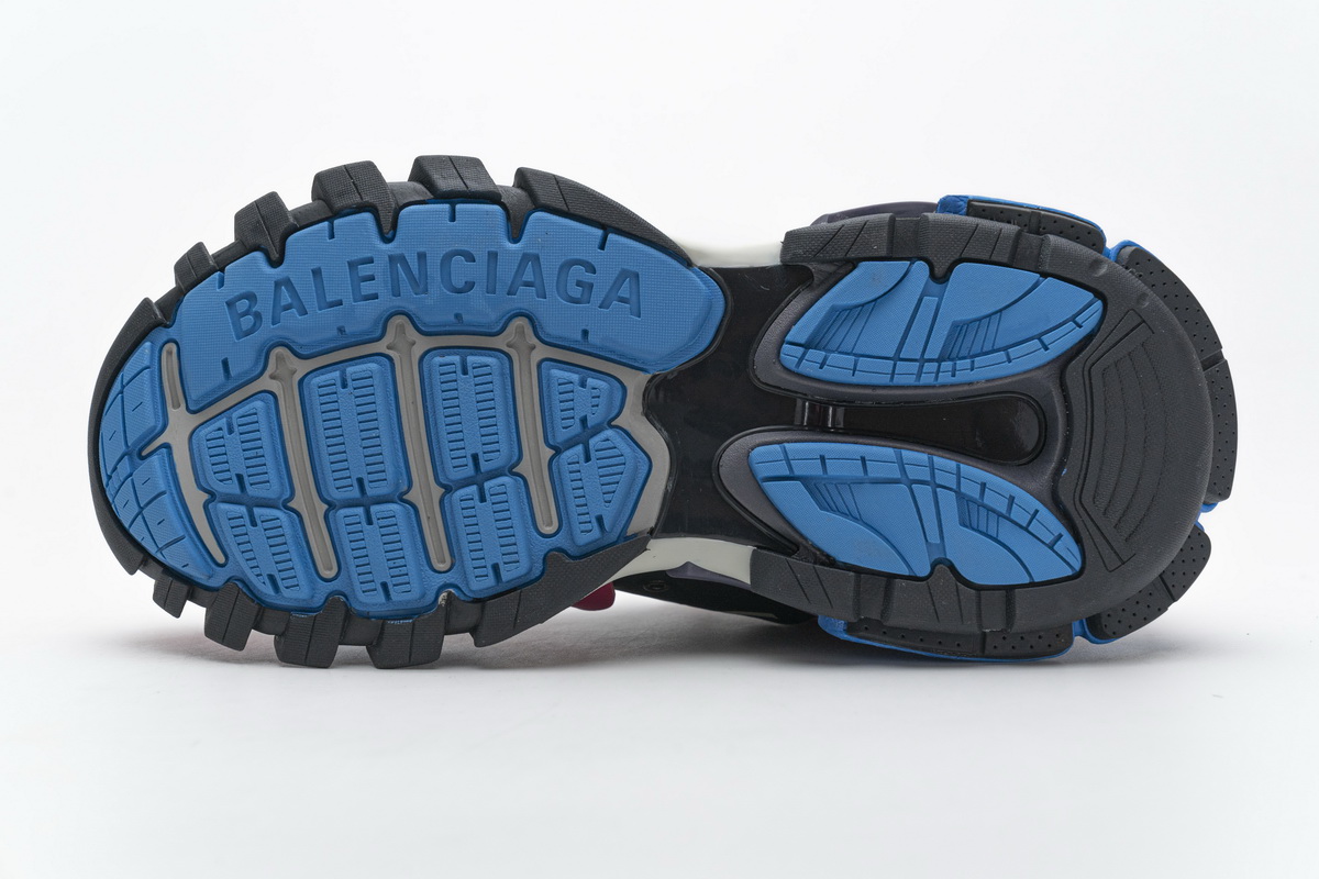 Balenciaga Track Black Purplish Red 542436 W1GB7 5482