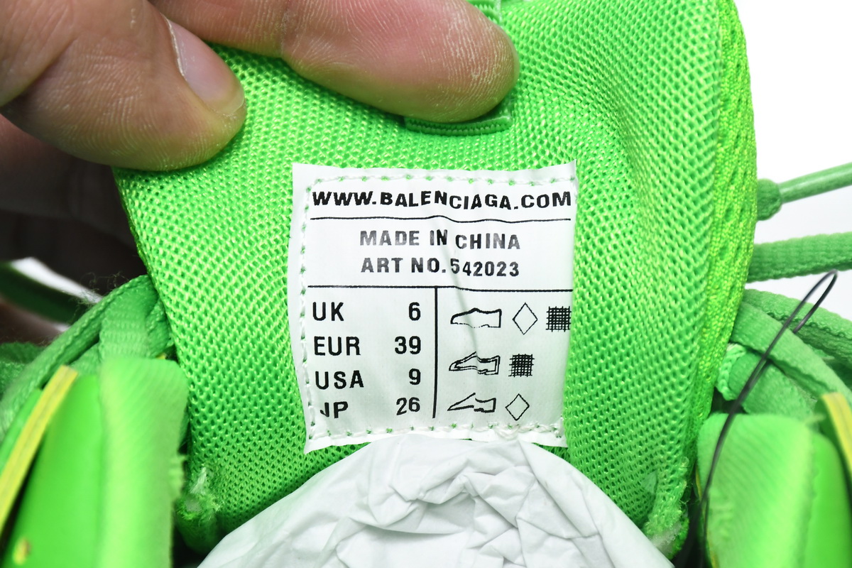Balenciaga Track Fluorescent Green 542023 W1YG 1913