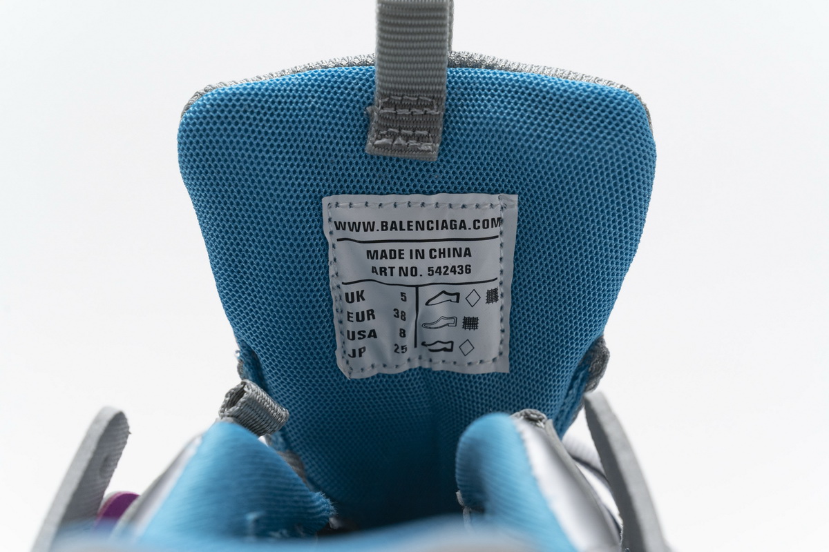Balenciaga Track.Blue Pink Silver 542436 W1GC1 4051