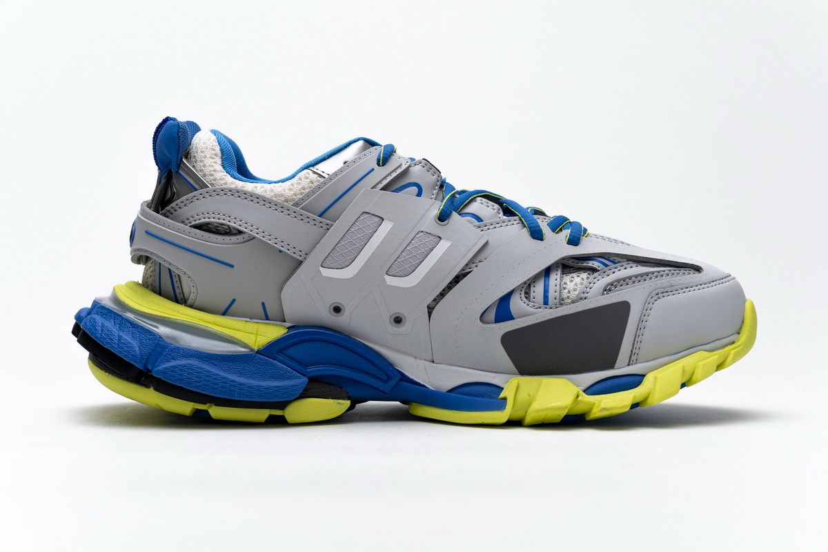 Balenciaga Track Grey Blue Yellow  542023 W1GB9 6509