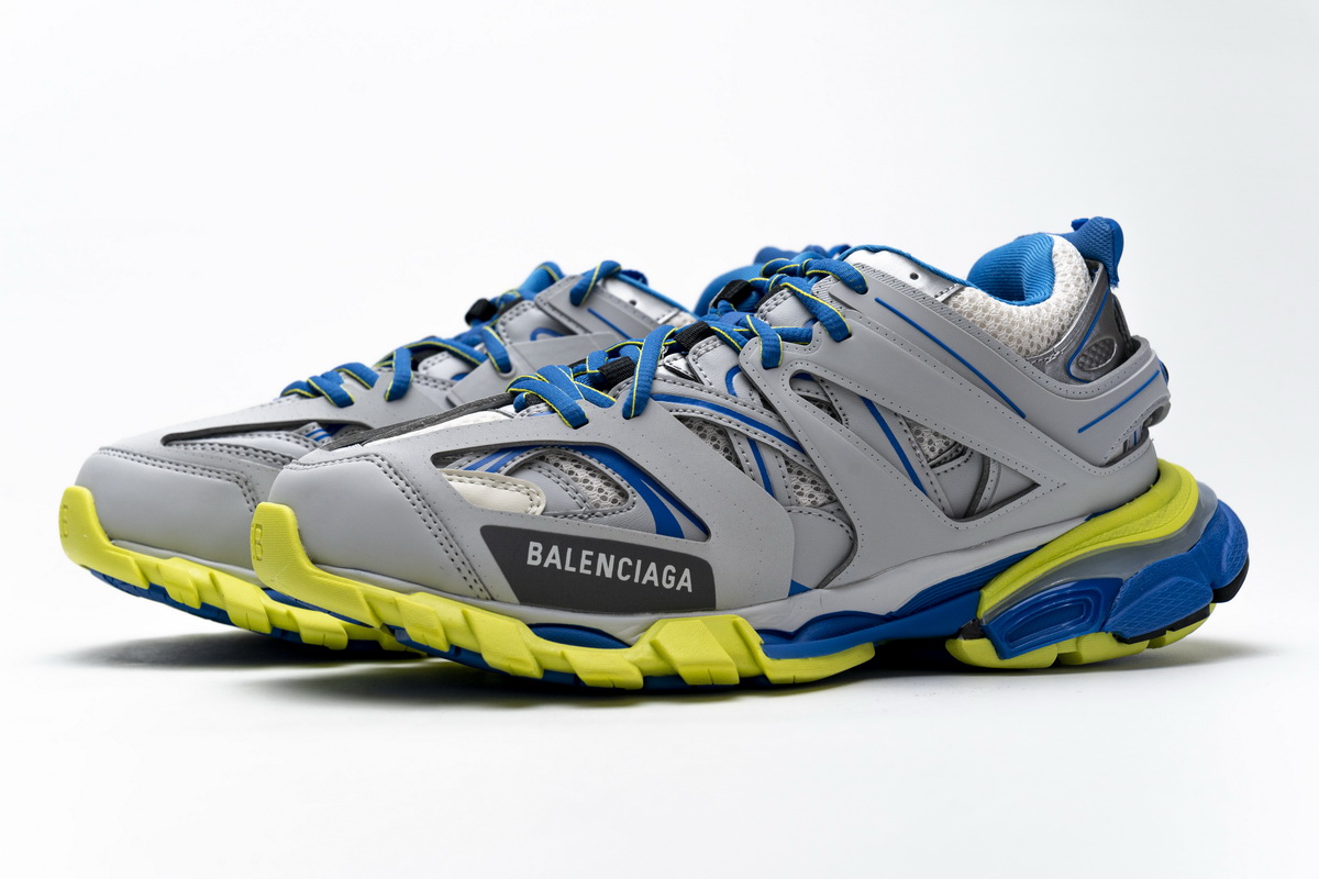 Balenciaga Track Grey Blue Yellow  542023 W1GB9 6509
