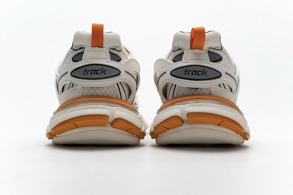 Balenciaga Track Led White Orange 542436 W1GB7 9059