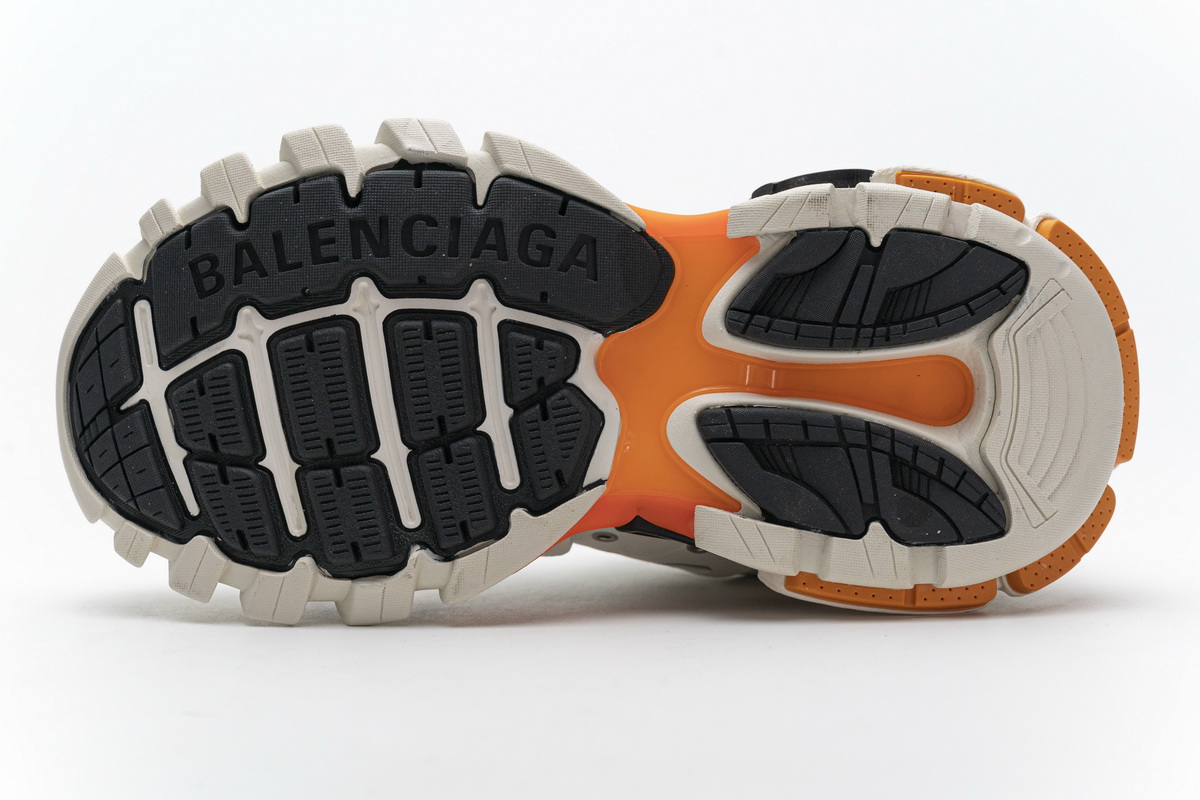 Balenciaga Track Led White Orange 542436 W1GB7 9059