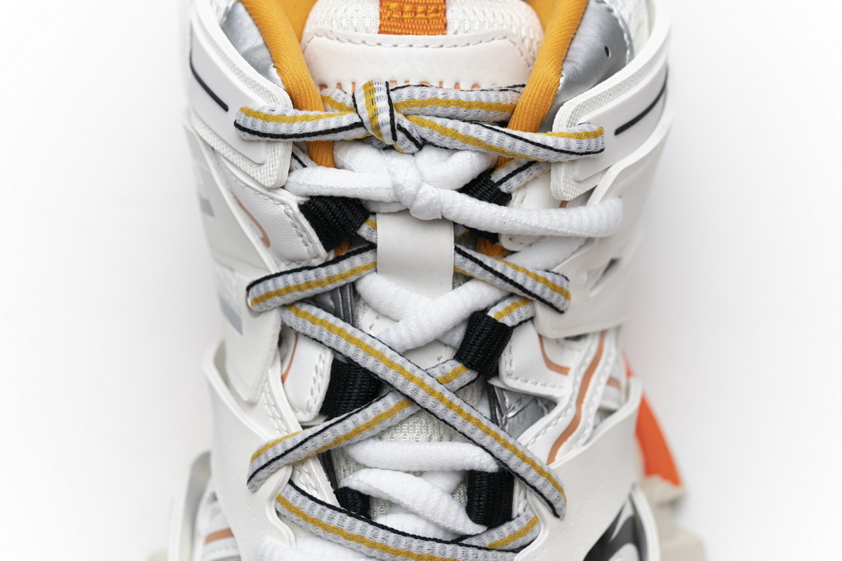 Balenciaga Track Led White Orange 542436 W1GB7 9059