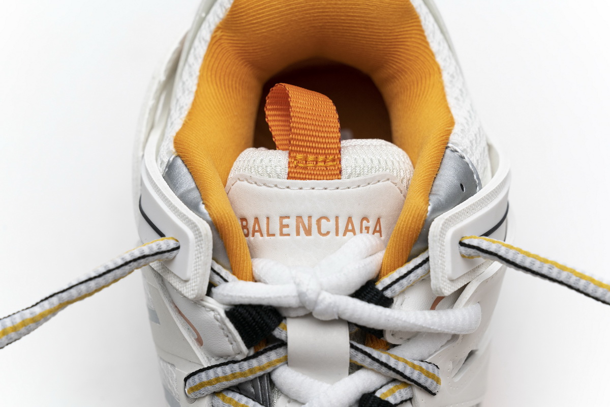 Balenciaga Track Led White Orange 542436 W1GB7 9059