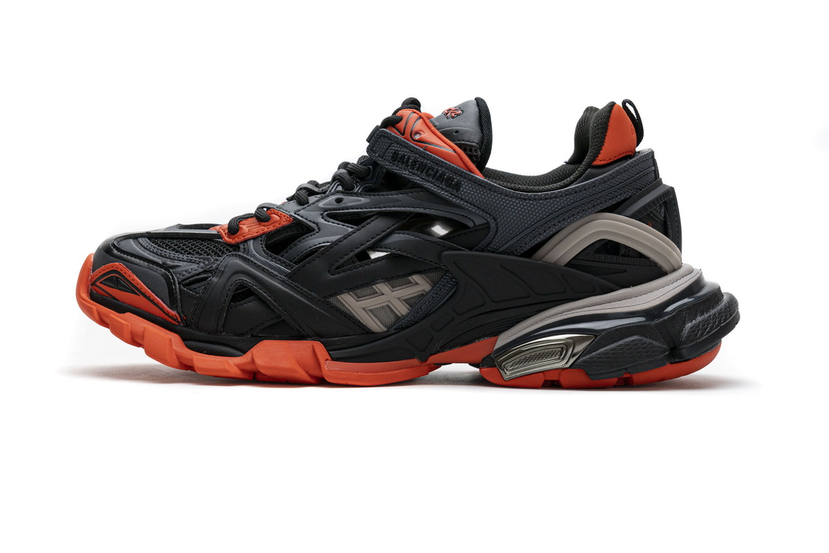 Balenciaga Track 2 Sneaker Dark Grey Orange  570391 W2GN1 2002