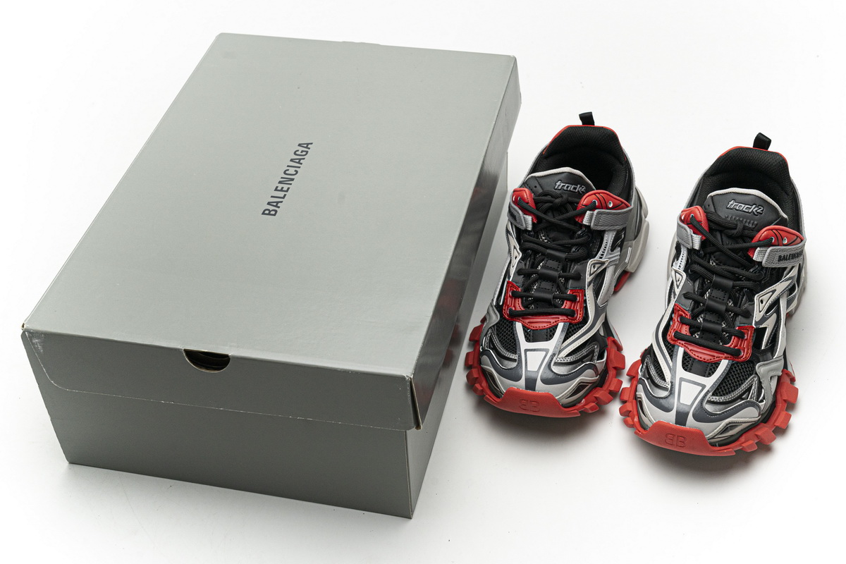 Balenciaga Track 2 Sneaker Grey Red 570391 W2GN3 1003