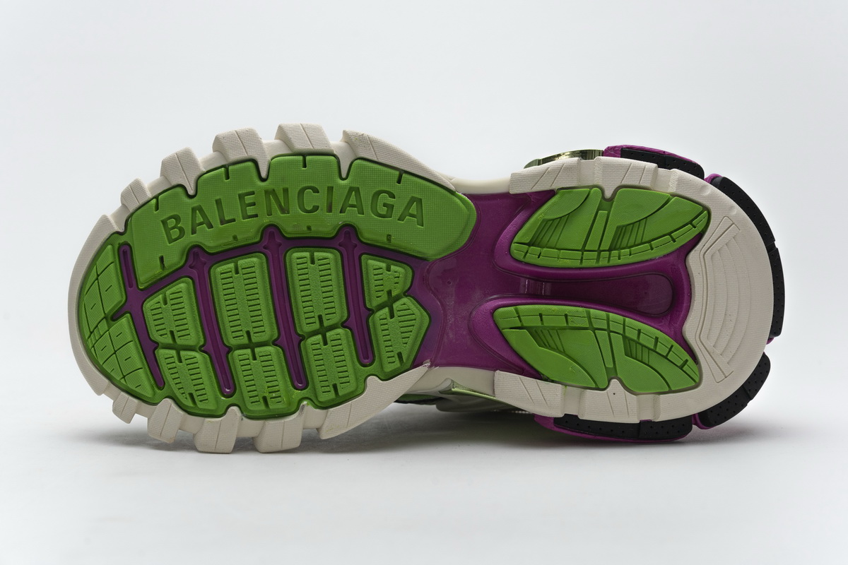 Balenciaga Track 2 Sneaker White Green Pink 568615 W2GN3 9199
