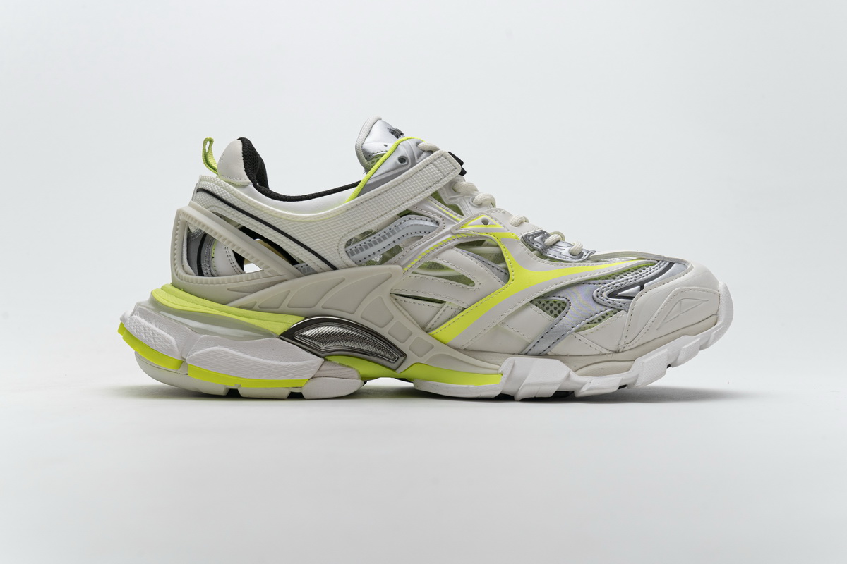 Balenciaga Track 2 Sneaker White Fluo Yellow 568515 W2ON3 9073