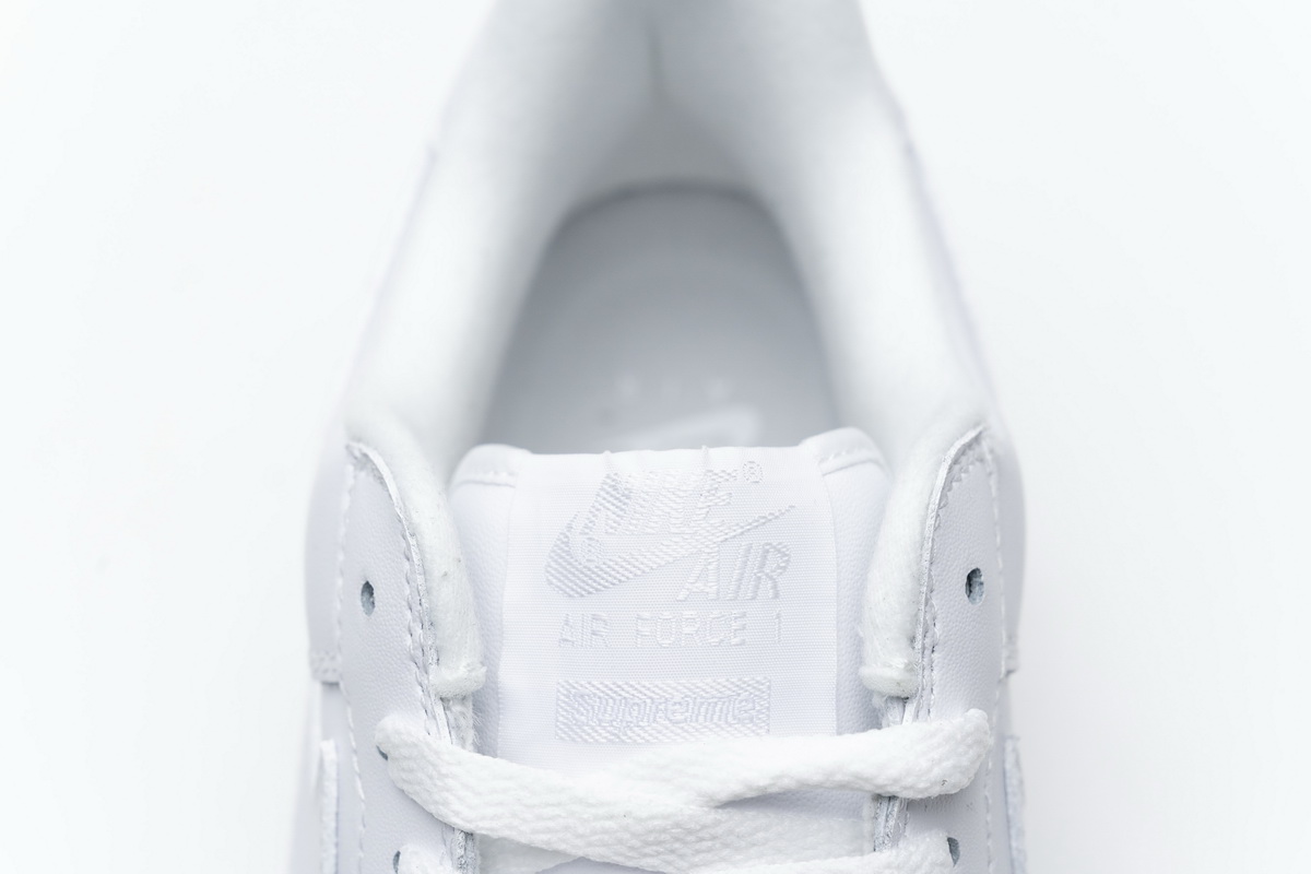 Supreme x Air Force 1 Low White CU9225-100