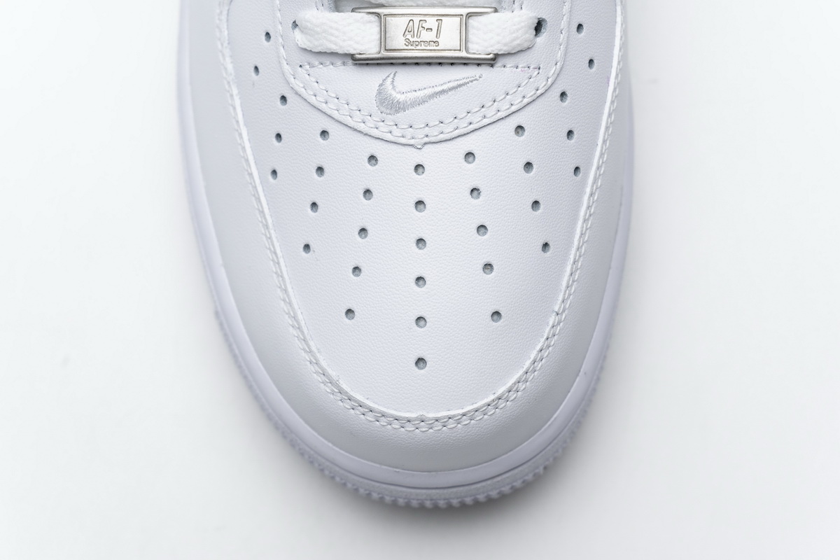Supreme x Air Force 1 Low White CU9225-100
