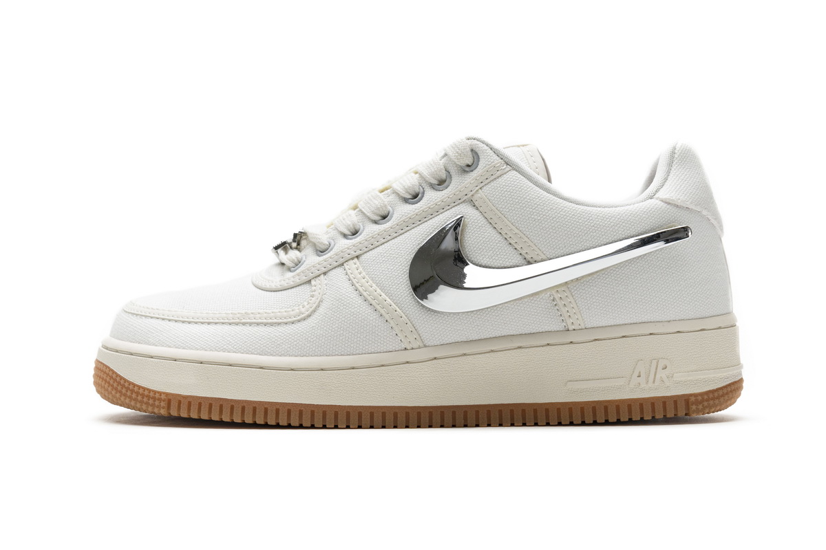 Travis Scott x Nike Air Force 1“Sail”  AQ4211-101