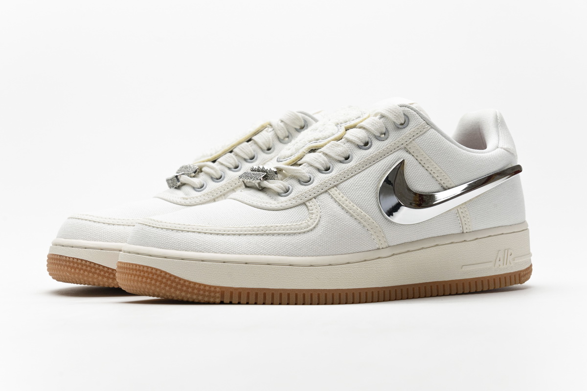 Travis Scott x Nike Air Force 1“Sail” AQ4211-101