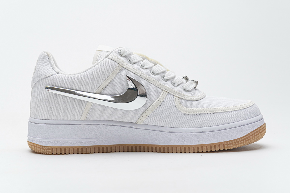Travis Scott x Nike Air Force 1“White” AQ4211-100
