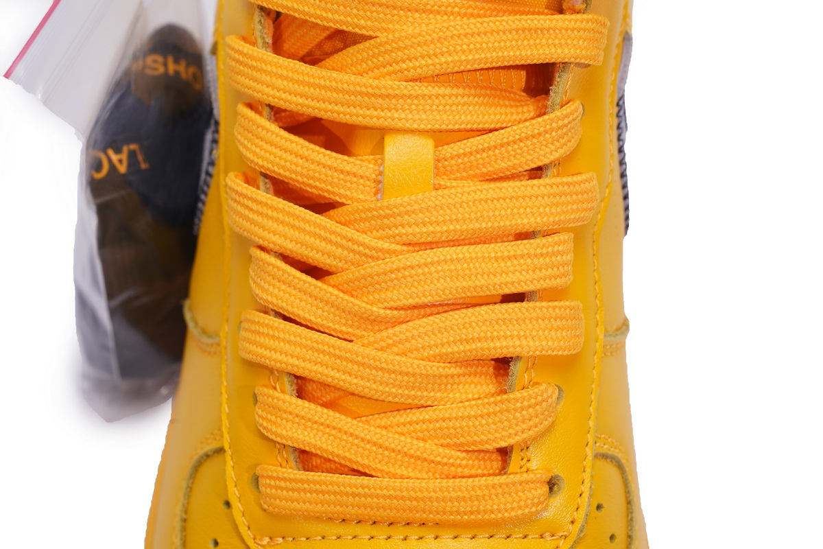 Off-White x Nike Air Force 1 Low University Gold DD1876-700
