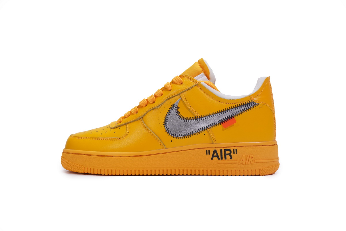 Off-White x Nike Air Force 1 Low University Gold  DD1876-700