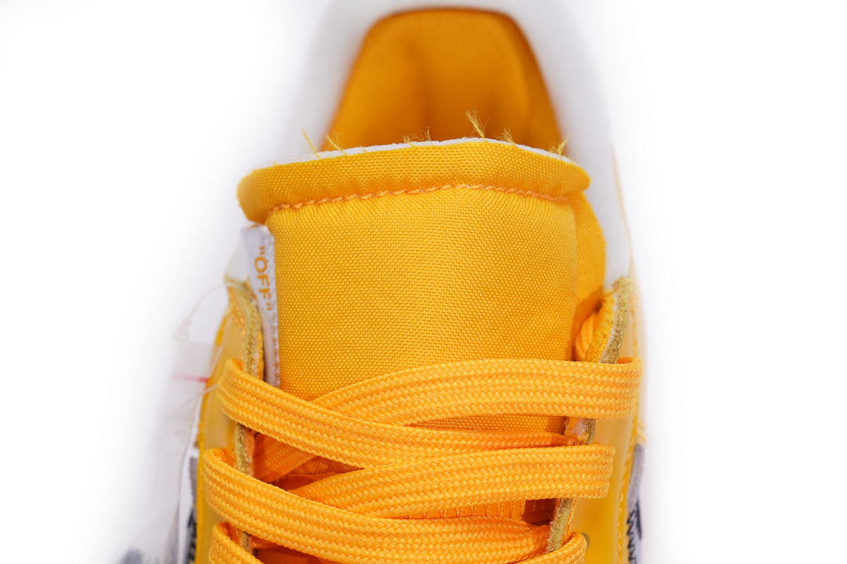 Off-White x Nike Air Force 1 Low University Gold DD1876-700