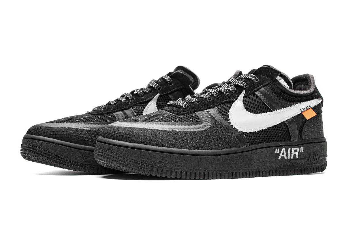 OFF White X Air Force 1 Low Black AO4606-001