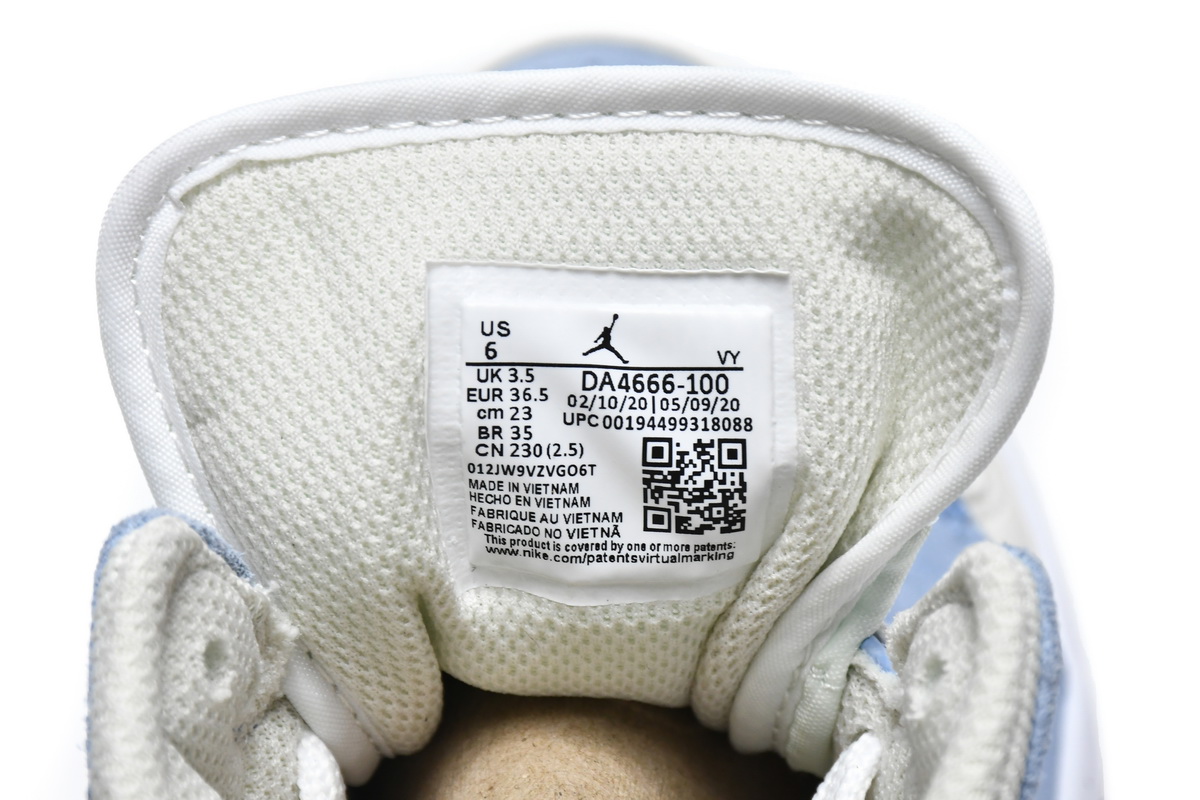 Air Jordan 1 Mid Mixed Textures Blue DA4666-100