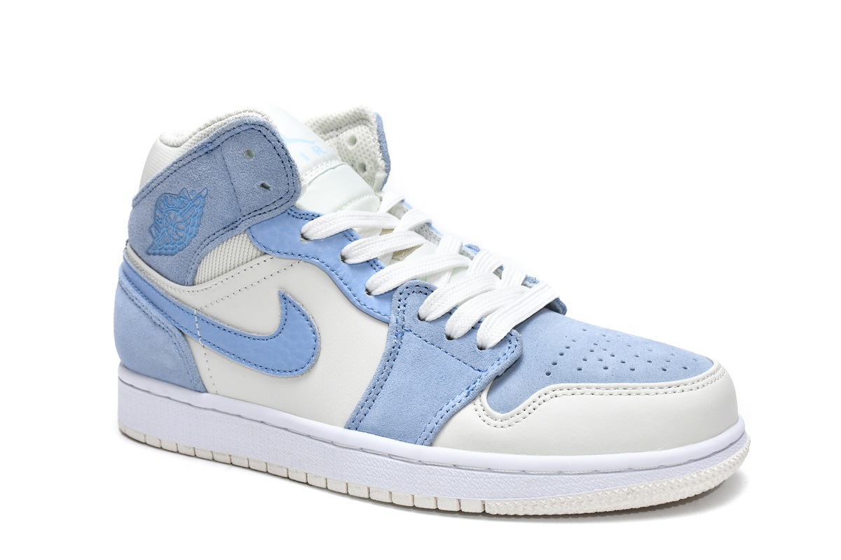 Air Jordan 1 Mid Mixed Textures Blue DA4666-100