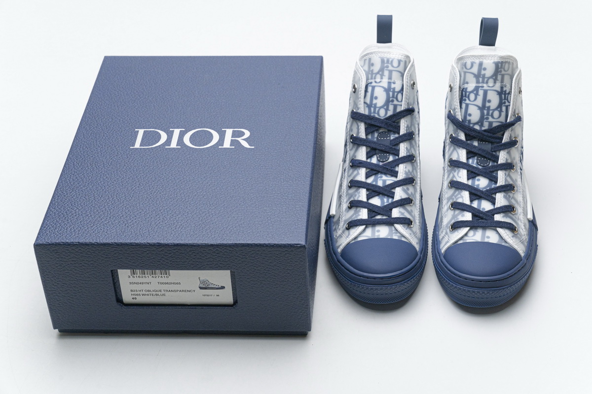Dior B23 HT Oblique Transparency HIGH T00962H565 Blue