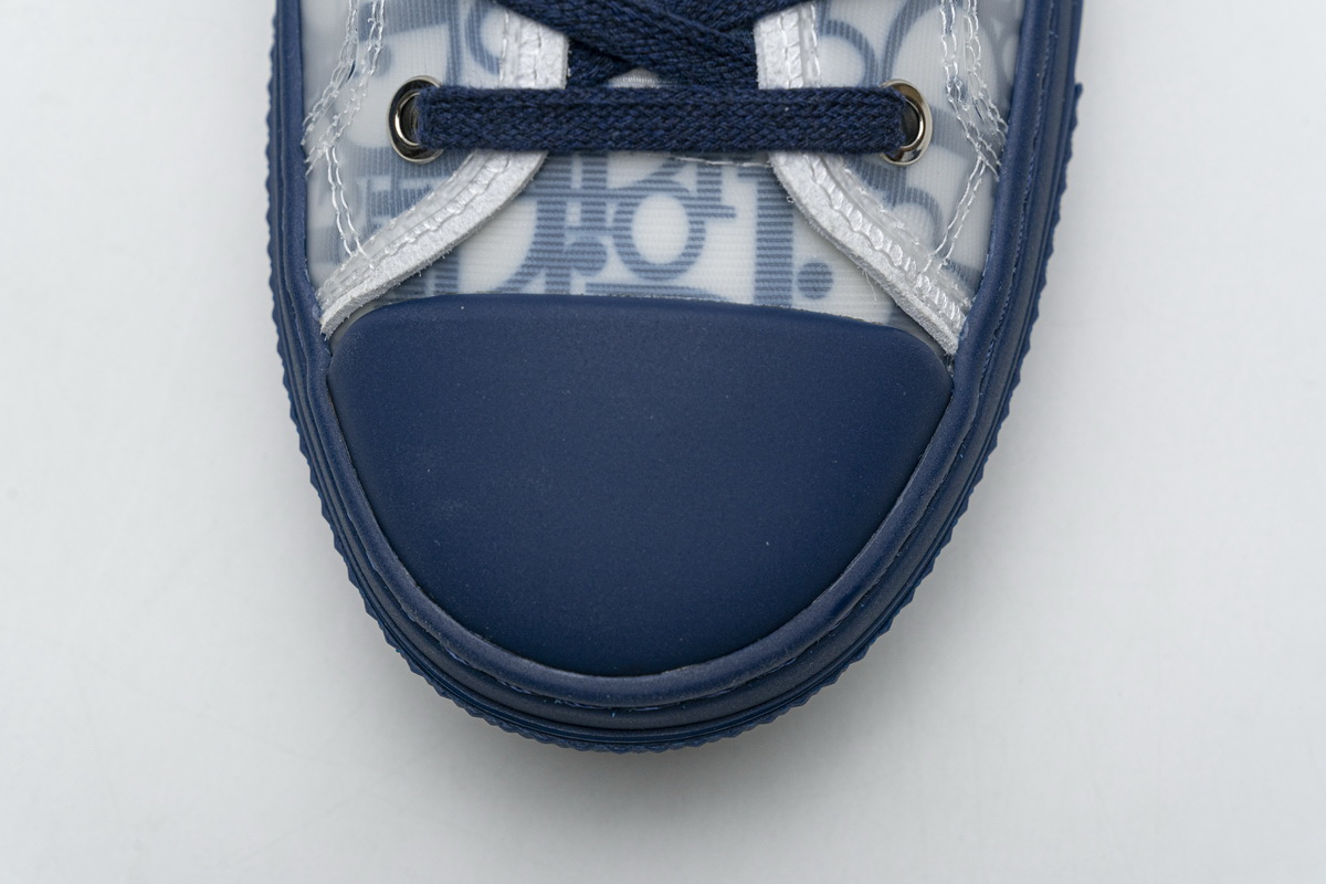 Dior B23 HT Oblique Transparency LOW T00962H565 White Blue