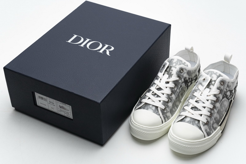 Dior B23 HT Oblique Transparency Low H565 White