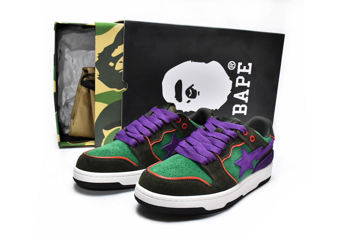 Bape Sk8 Sta Low 1G70-191-029(BapeSta)