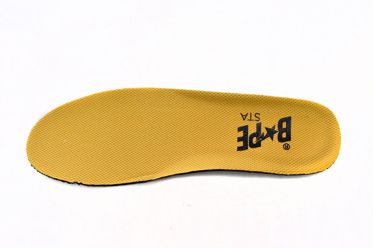 Bape Sk8 Sta Low Make old Black and Yellow 1120-291-021(BapeSta)