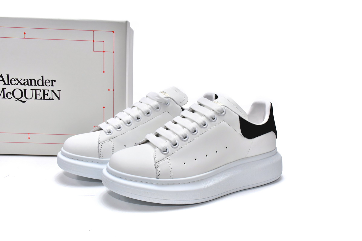 Alexander McQueen Sneaker White Black 462214 WHGP7 9001