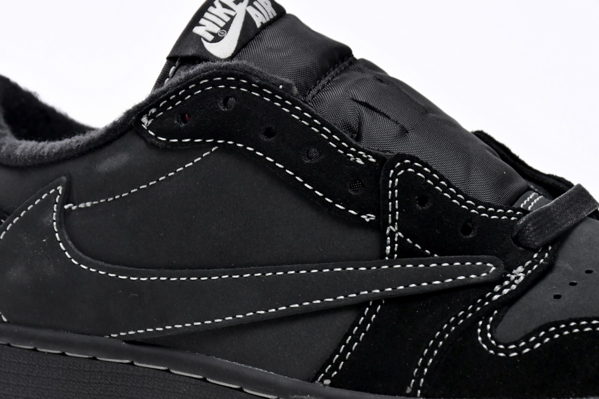 Travis Scott x Air Jordan 1 Low OG SP Black Phantom  DM7866-001（Top version）