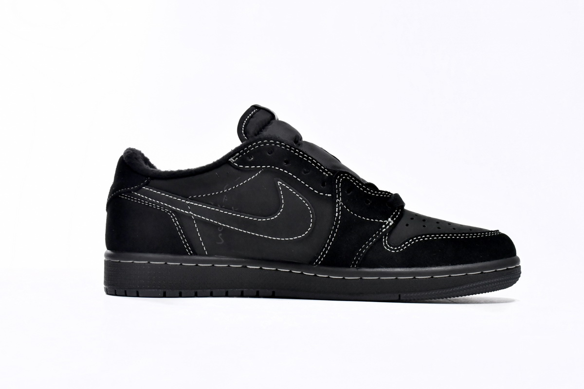 Travis Scott x Air Jordan 1 Low OG SP Black Phantom  DM7866-001（Top version）