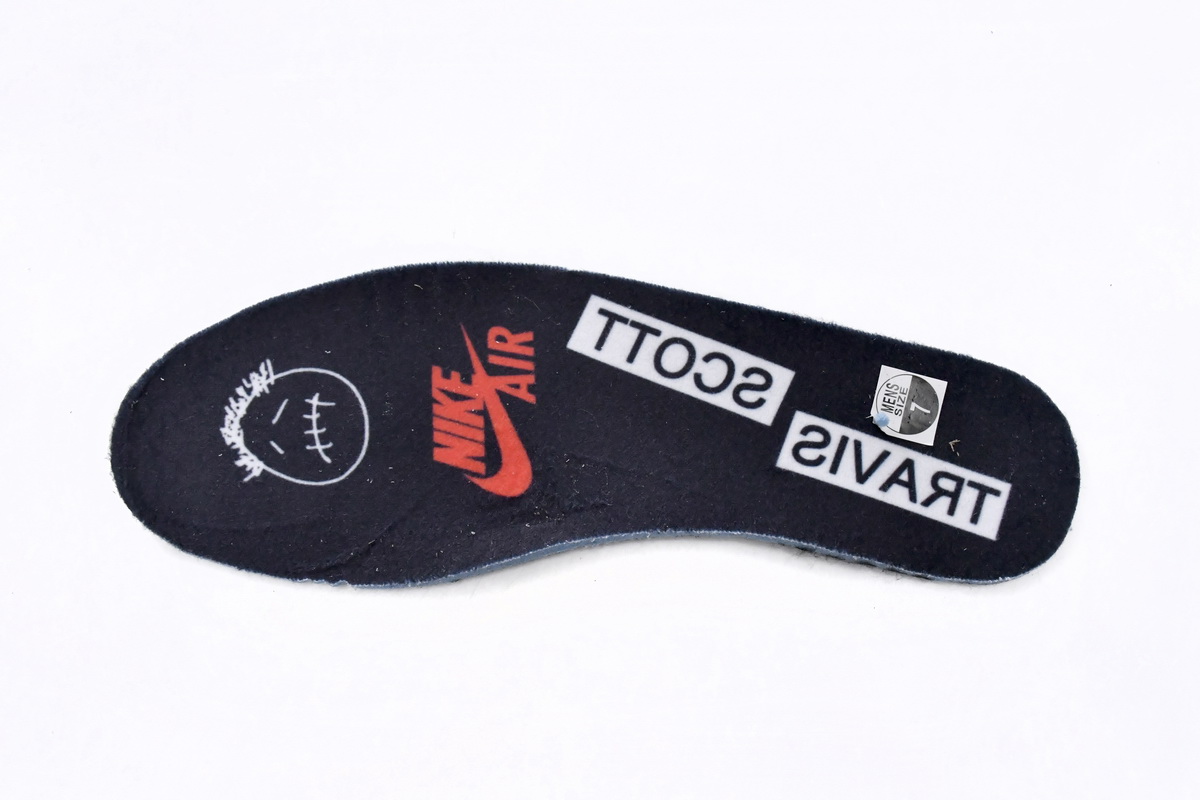 Travis Scott x Air Jordan 1 Low OG SP Black Phantom  DM7866-001（Top version）