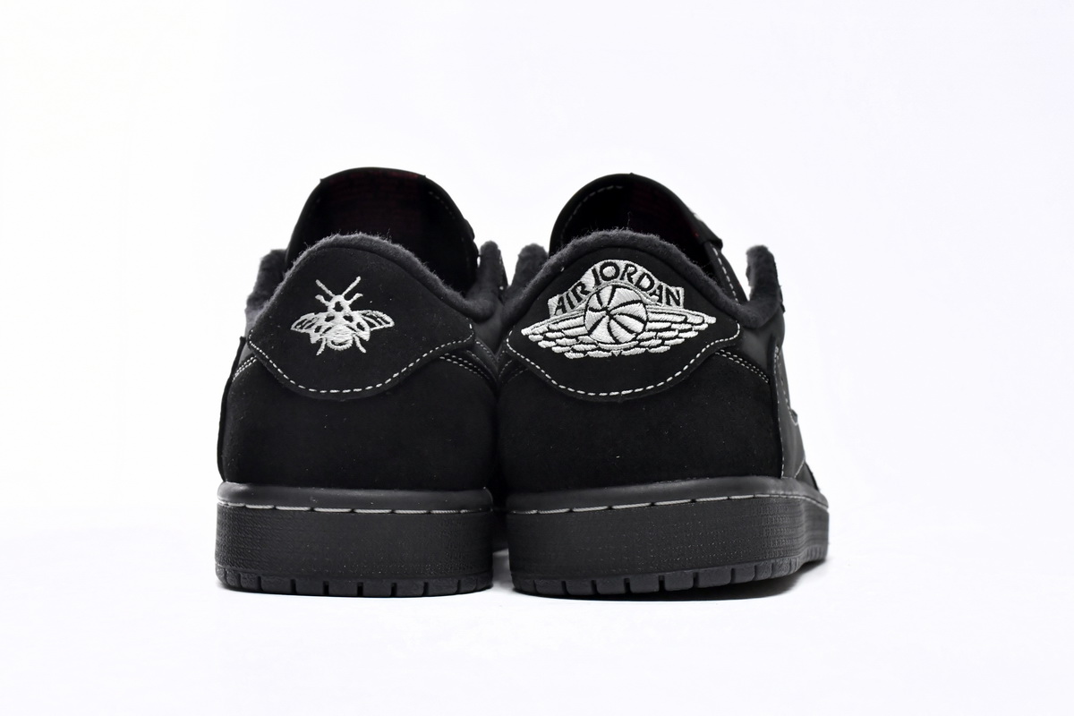 Travis Scott x Air Jordan 1 Low OG SP Black Phantom  DM7866-001（Top version）