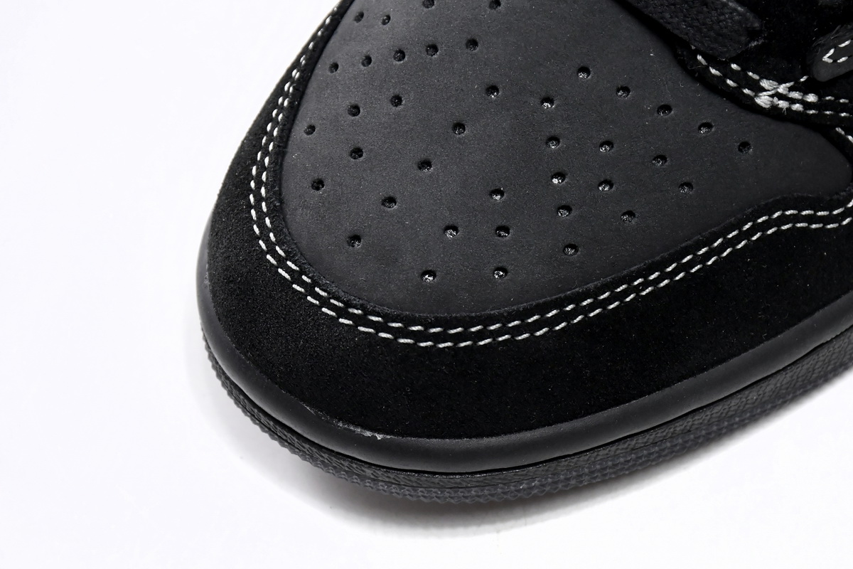 Travis Scott x Air Jordan 1 Low OG SP Black Phantom  DM7866-001（Top version）