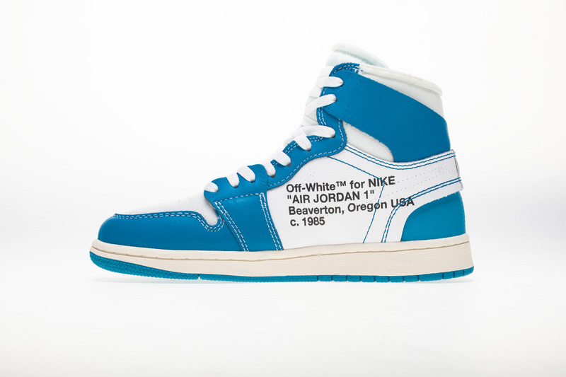 Off White x Air Jordan 1 High “UNC” AQ0818-148 (TOP quality)