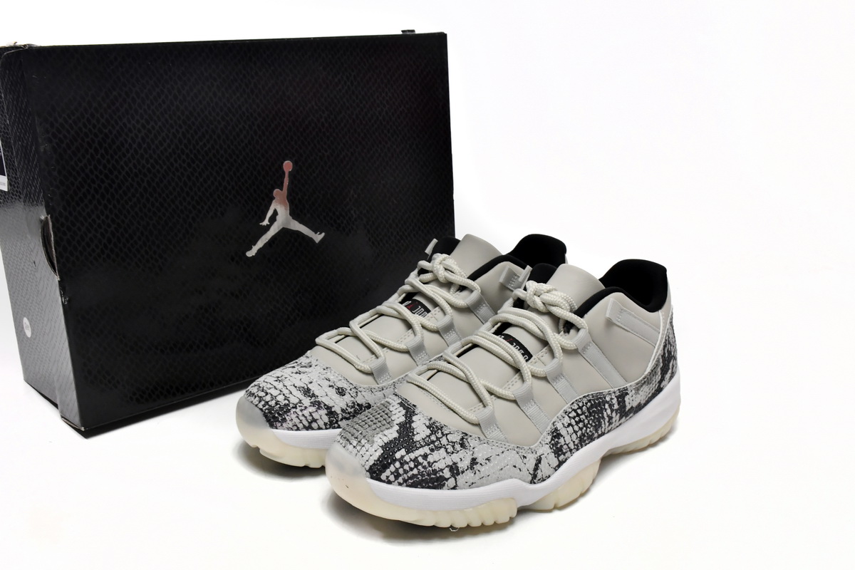 Air Jordan 11 Retro Low Light Bone Snakeskin CD6846-002