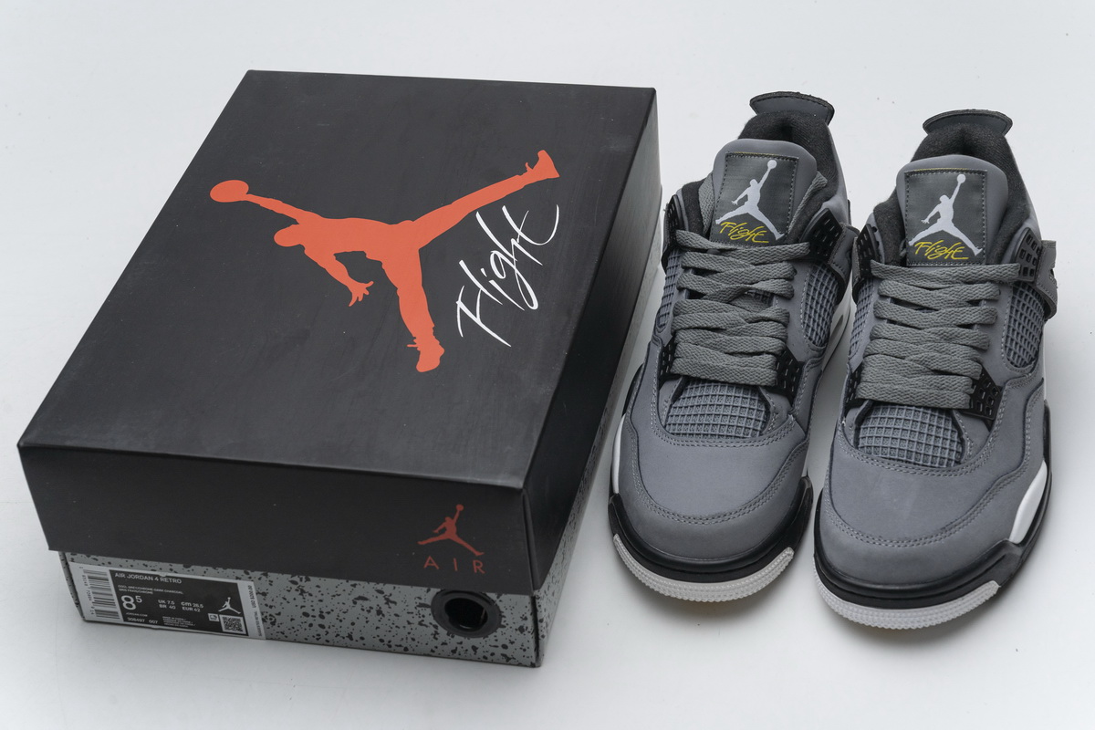 Air Jordan 4 Retro Cool Grey  308497-007 (Top Quality)