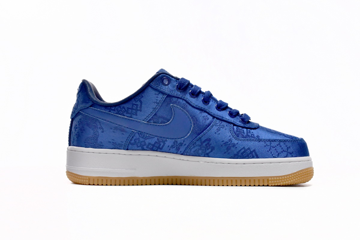 CLOT x Nike Air Force 1 Low Premium Blue Silk CJ5290-400