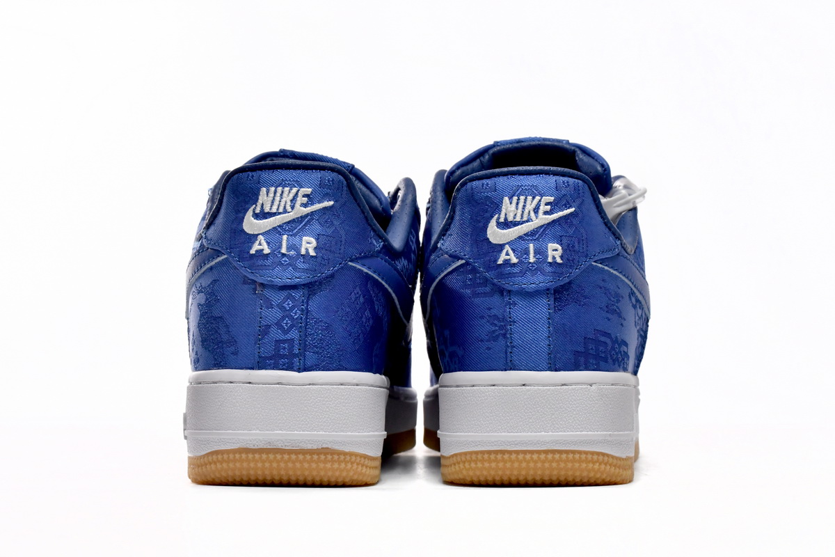 CLOT x Nike Air Force 1 Low Premium Blue Silk CJ5290-400